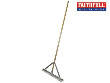 FAISPAZZLE Aluminium Builder's Spazzle with Wooden Handle