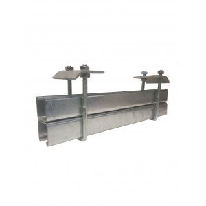 400MM U-BOLT 82MM CHANNEL BEAM CLAMP SET