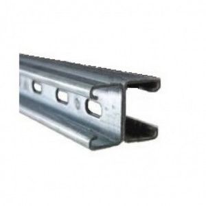82x41x2.5mm Slotted Back to Back Channel HDG - 3 Metre