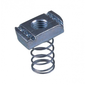 M6 Long Spring Channel Nuts HDG - Box 100