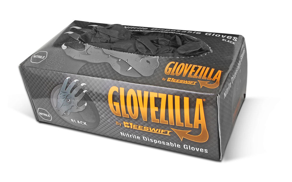 NITRILE DISPOSABLE GRIPPER GLOVE POWDER FREE