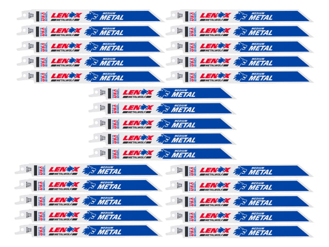 MetalWolf Wave Edge Reciprocating Saw Blade 203 x 19 x 0.9mm 18 TPI (Pack 25)