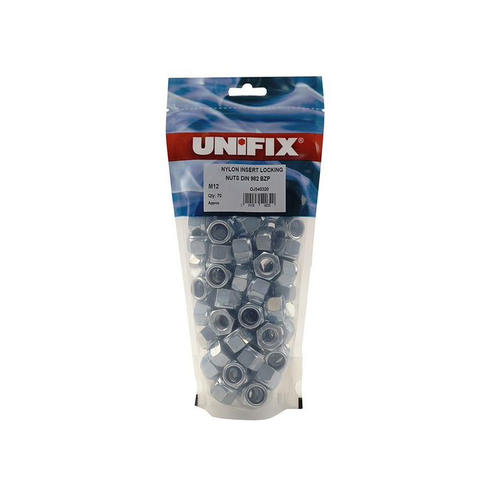 Nylon Insert Nuts P Type DIN 982 BZP