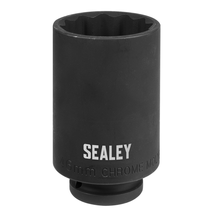 Impact Socket 1/2"Sq Drive 12-Point 46mm