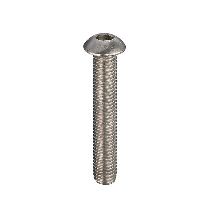 A2-70 St/St Socket Button Head Screws ISO 7380-1 - M6 x 20 x 200