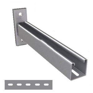 300MM - SLOTTED CANTILEVER ARMS (HDG)