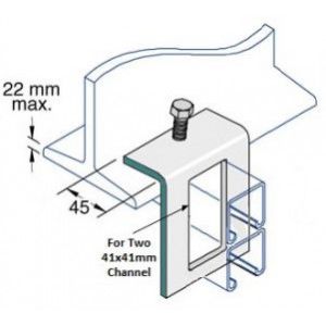 82MM WINDOW BRACKET - HDG - Box 5