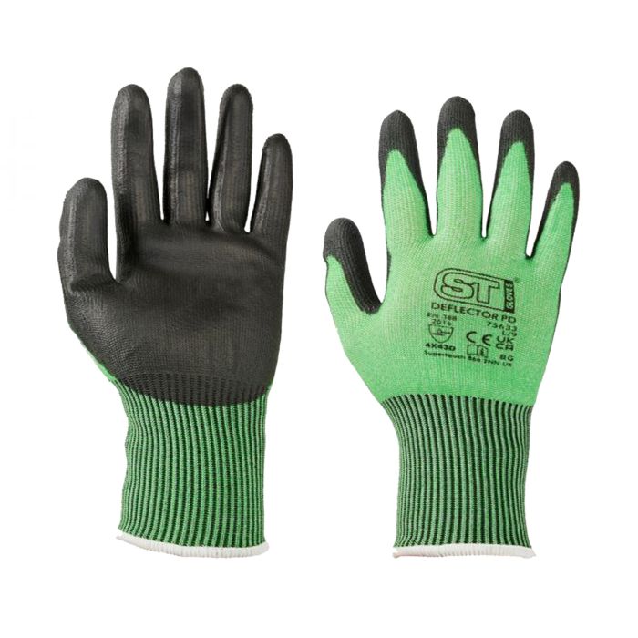 Supertouch Deflector PD Cut Resistant PU Gloves (Cut D - EN 388 levels 4-X-4-3-D)