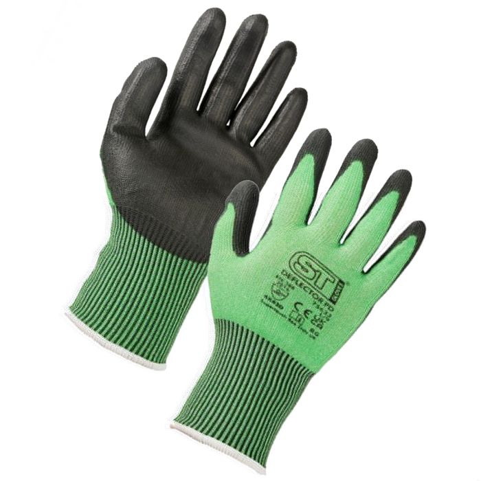 Supertouch Deflector PD Cut Resistant PU Gloves (Cut D - EN 388 levels 4-X-4-3-D)