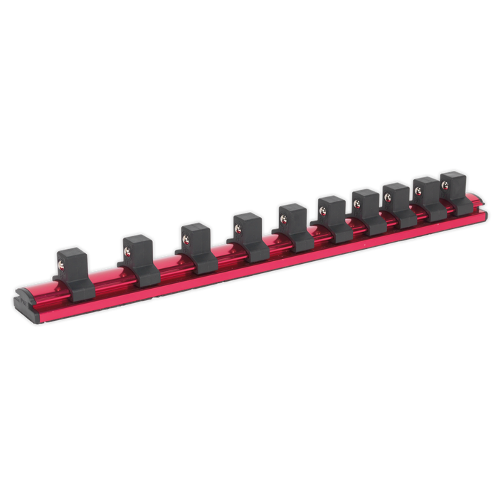 Premier Socket Retaining Rail Magnetic 1/2"Sq Drive 10 Clips