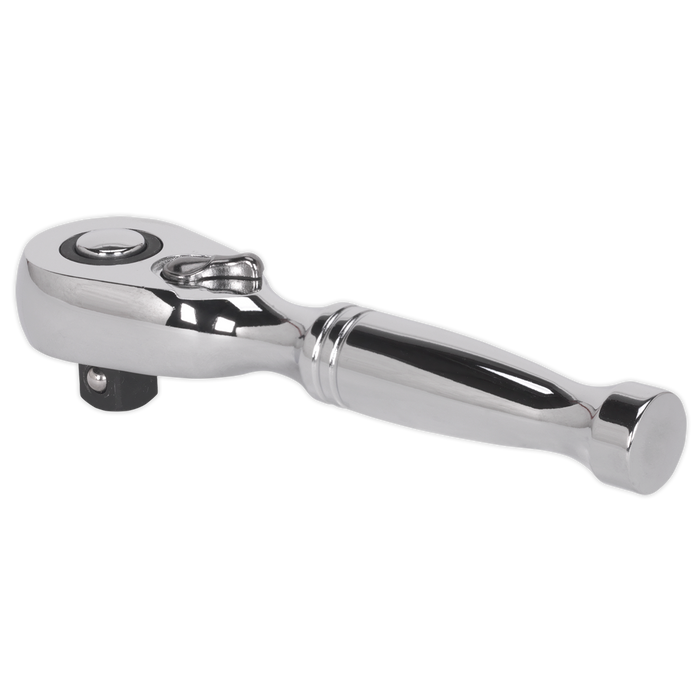 Premier Stubby Pear-Head Ratchet Wrench with Flip Reverse 3/8"Sq Drive
