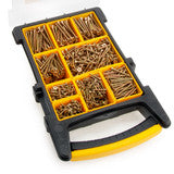 Mixed Single Thread PZ2 Woodscrews (Pack Of 1000)