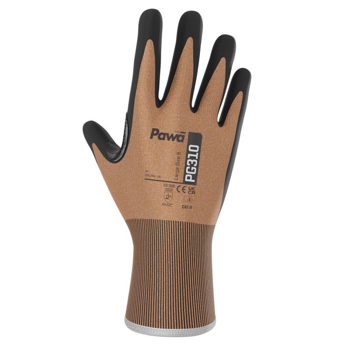Pawa PG310 Cut-Resistant Gloves (Cut C - EN 388:2016 4X42C)