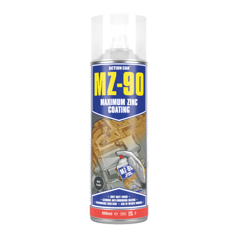 MZ90 MATT ZINC GALV SPRAY 500ML