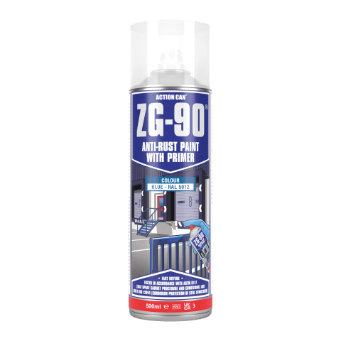 ZG90 SATIN FINISH PAINT BLUE 500ML