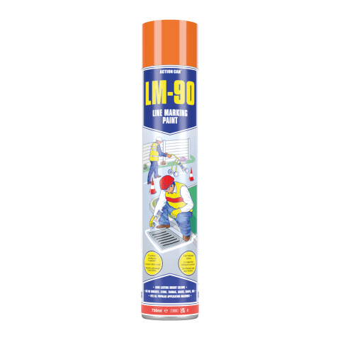 LM90 LINE MARKER ORANGE 750ML