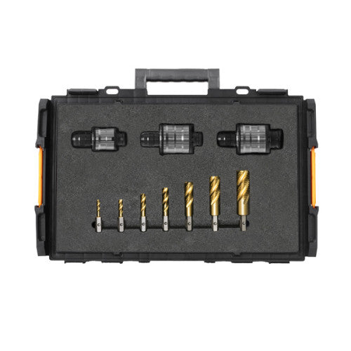 HMT Versadrive Impact Wrench Clutched Adapter Set – 3 Adapters + M8-M24 Spiral Flute Taps