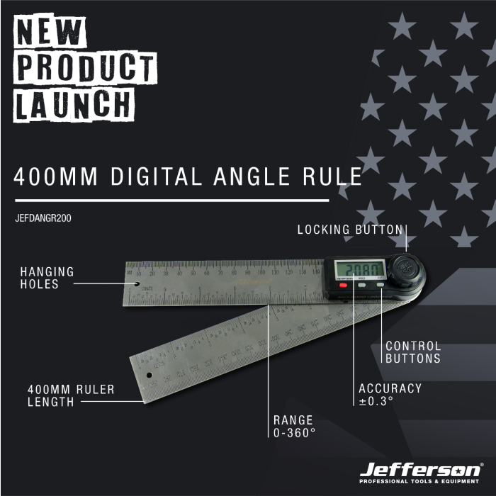 400mm Digital Angle Rule