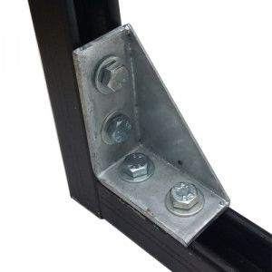 RIGHT ANGLE GUSSET 2X2 HOLE (TYPE - P2484) - HDG - Box 5