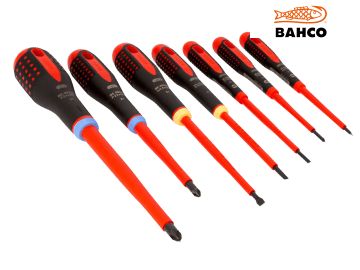 BAH9888S BE-9888S ERGO VDE Insulated Screwdriver Set, 7 Piece
