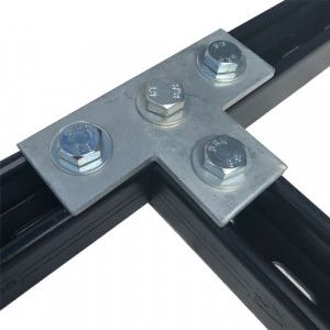 Flat Tee Plate HDG - 138x88x5mm - 14mm Holes - Box 10