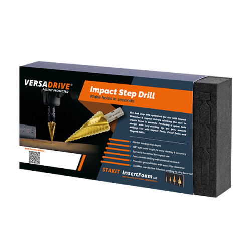 VersaDrive® Impact Step Drill - Metric (3pc Set 12, 22, 30mm)