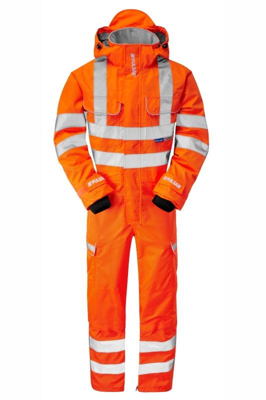 PULSAR® PROTECT HV Orange Waterproof Coverall