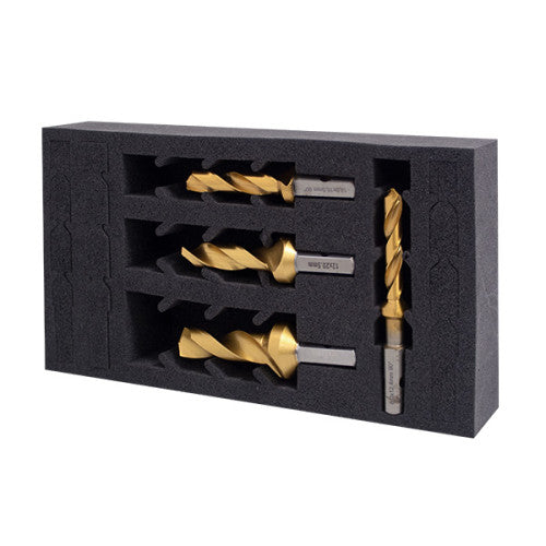HMT VersaDrive DrillSink Bit InsertFoam Set, Contains 8/12.4mm, 10/16.5mm, 12/20.5mm, 14/25mm