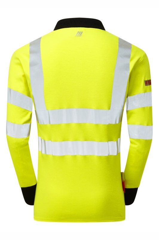 PULSAR® PROTECT FR & ARC HV Yellow Polo Shirt