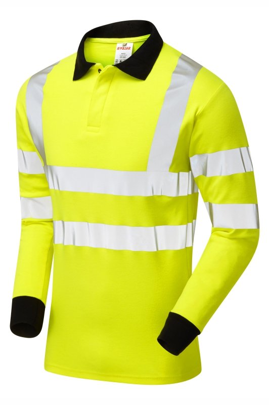 PULSAR® PROTECT FR & ARC HV Yellow Polo Shirt