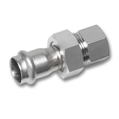 Pressfit Union F/F-thread,fl.seal.