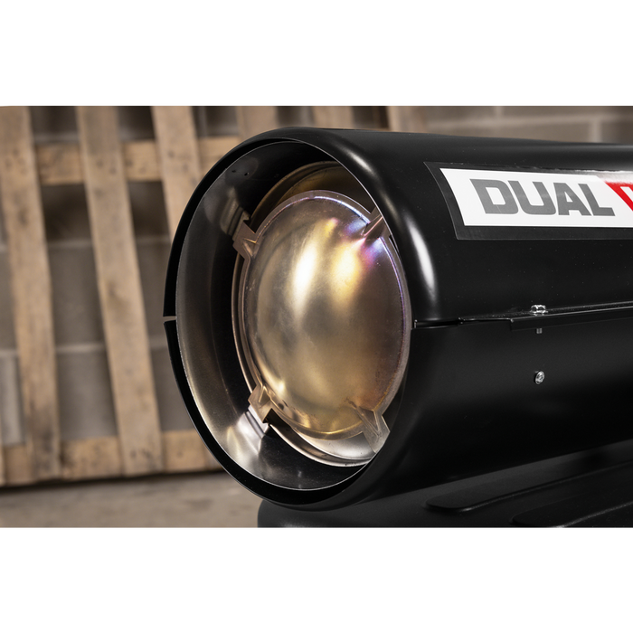 Dual Voltage Space Warmer® Kerosene/Diesel Heater with Wheels 185,000Btu/hr(55kW)