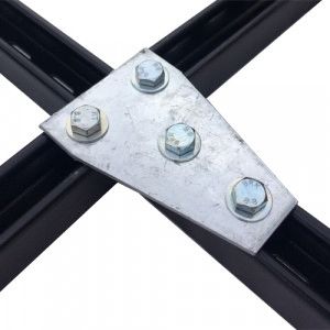 Flat Gusset/Delta PlateHDG - 139x89x5mm - 14mm Holes - Box 5