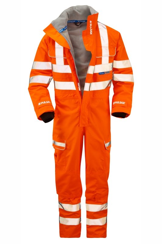 PULSAR® PROTECT HV Orange Waterproof Coverall