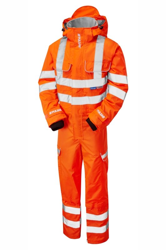 PULSAR® PROTECT HV Orange Waterproof Coverall