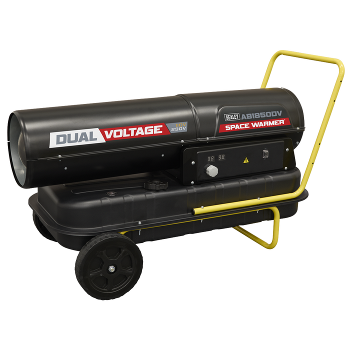 Dual Voltage Space Warmer® Kerosene/Diesel Heater with Wheels 185,000Btu/hr(55kW)