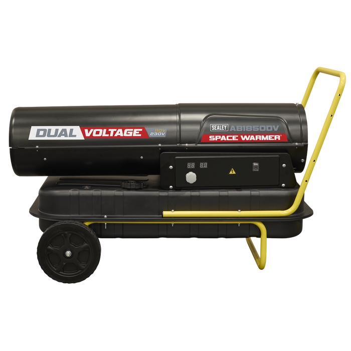 Dual Voltage Space Warmer® Kerosene/Diesel Heater with Wheels 185,000Btu/hr(55kW)