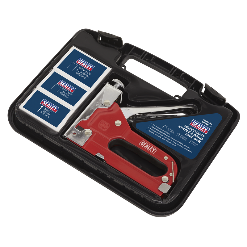 Premier Heavy-Duty Staple & Brad Nail Gun