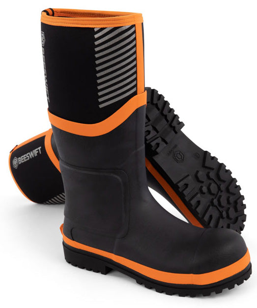 NEO FORCE NEOPRENE FULL SAFETY WELLINGTON BLACK