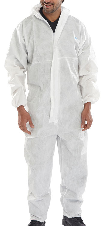 Disposable Coverall Microporous Type 5/6 White - Pack 20