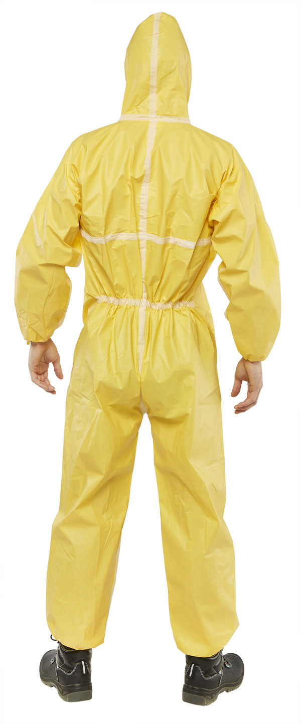 Disposable Coverall Microporous Type 4/5/6 Yellow