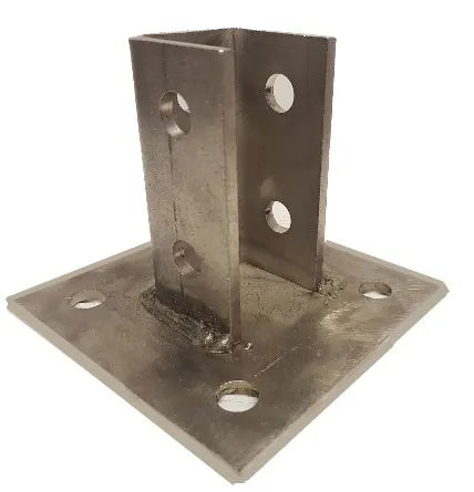 XL Single Channel Base Plate-A4 Stainless