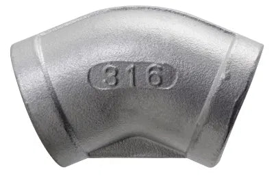 BSPP 45 Elbow 150lb 316