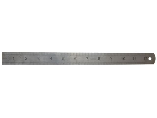 F112ME Steel Rule 300mm / 12in