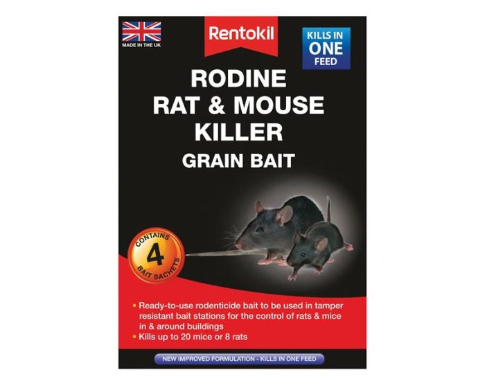 Rodine Rat & Mouse Killer Grain Bait