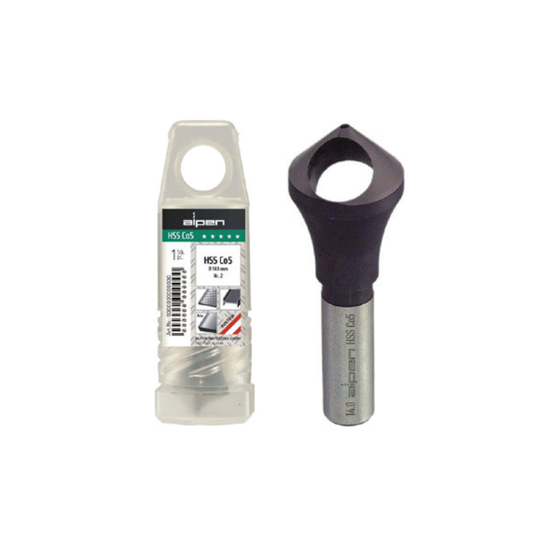 Cobalt Slotted Countersunk Bits