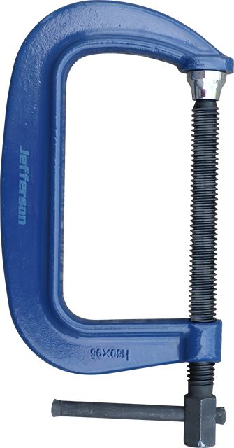 4" Heavy Duty G-Clamp (Coarse Thread)
