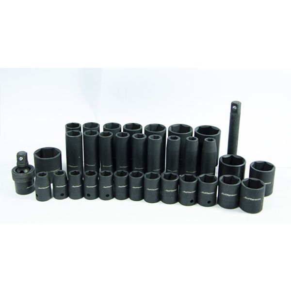 Jefferson 34 Piece 1/2" Impact Socket Set