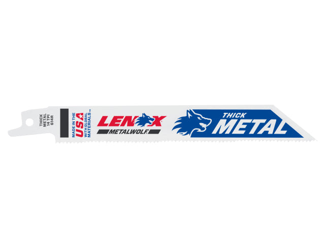 MetalWolf Wave Edge Reciprocating Saw Blade 152 x 19 x 0.9mm 14 TPI (Pack 25)