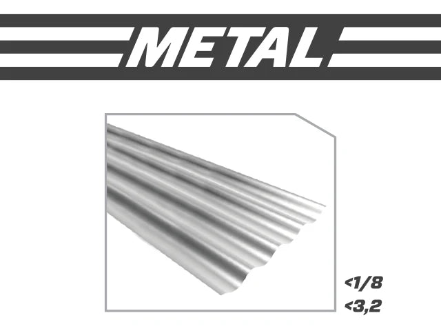 MetalWolf Wave Edge Reciprocating Saw Blade 152 x 19 x 0.9mm 24 TPI (Pack 5)